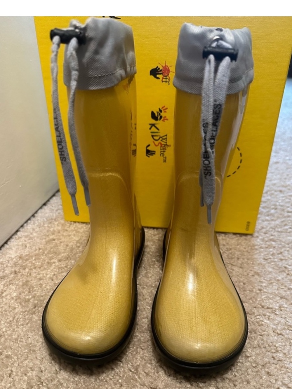 Off white kids rain boots